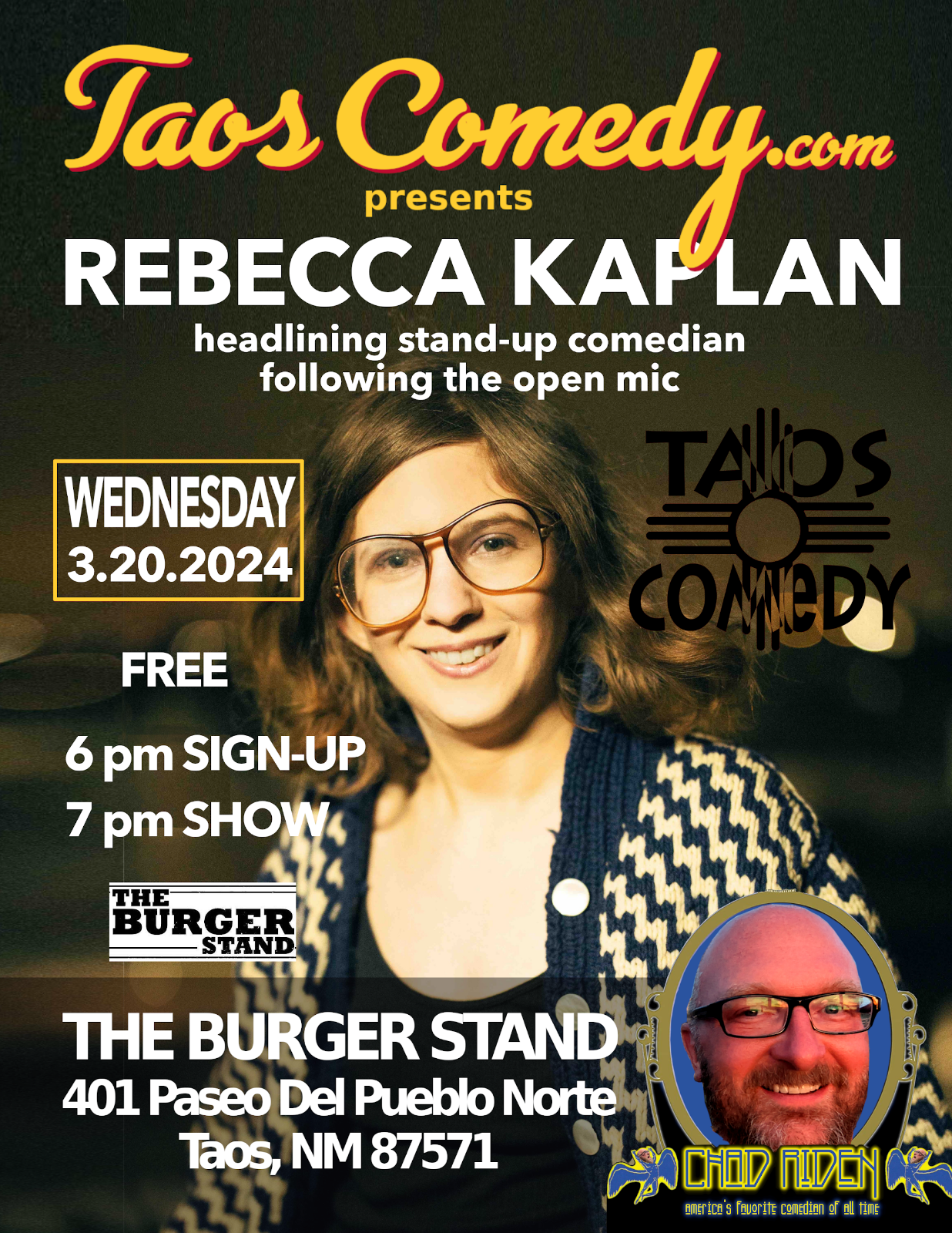Rebecca Kaplan at The Burger Stand 3/20/2024