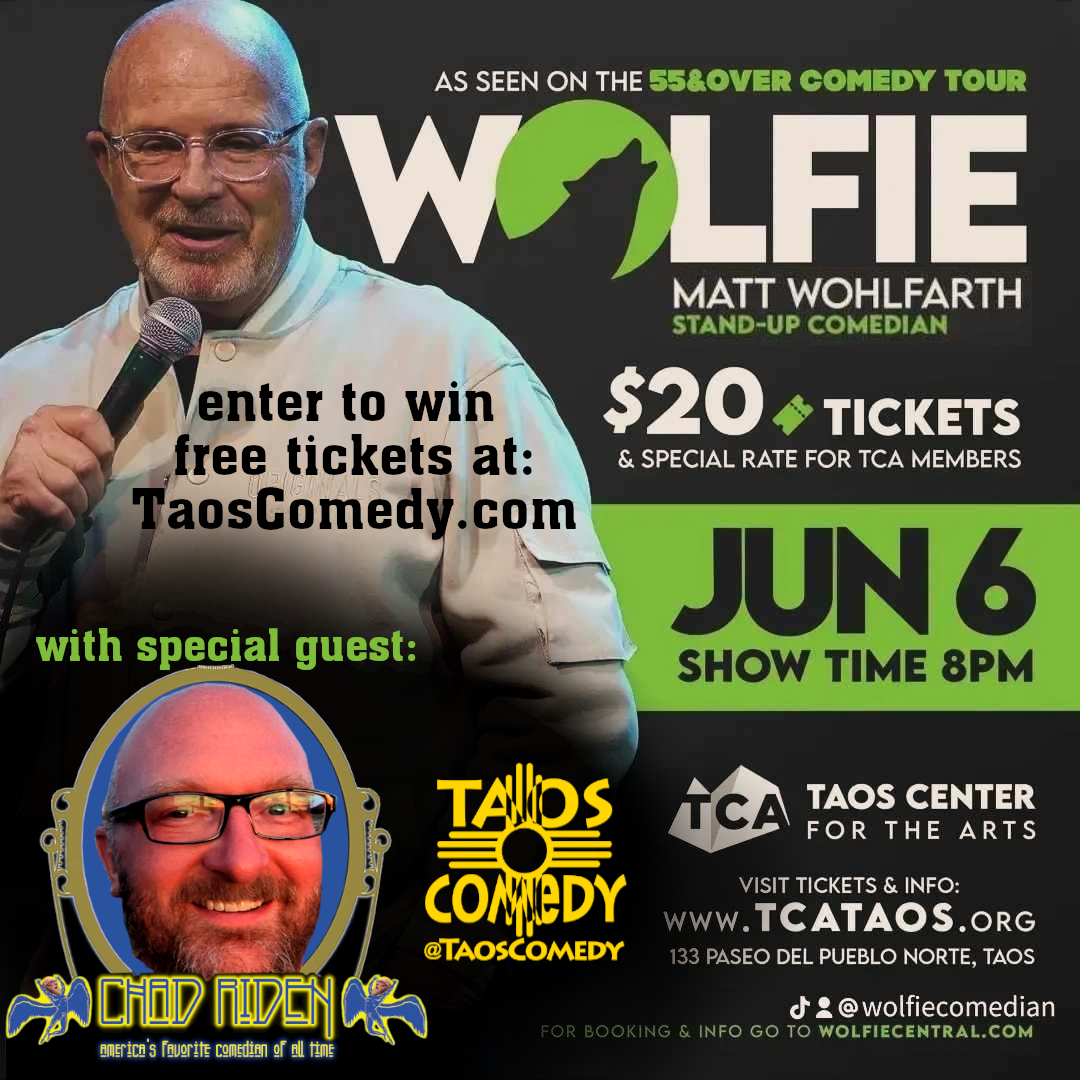 55 & Over comedy Tour with “Wolfie” Matt Wohlfarth at TCA 6.6.2024