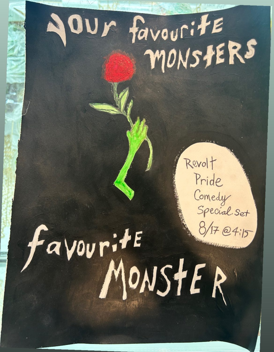 “Your Favourite Monsters Favourite Monster” Pride @ Revolt special comedy set 8/17/2024