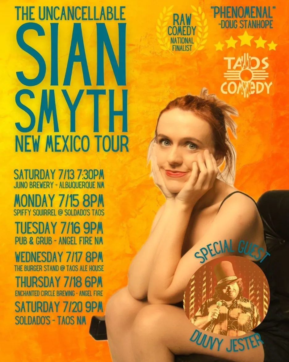 The UNcancellable Sian Smyth 2024 New Mexico, USA tour – July 2024